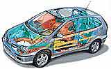 Radiograf&iacute;a del Nissan Almera Tino