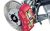 Discos y pinzas delanteras del GT3