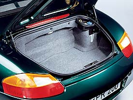 Maletero trasero del Boxster S