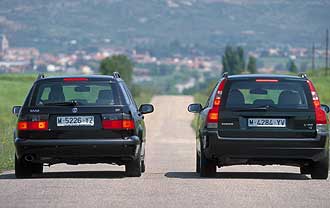 Saab 9-5 Aero 2.3 SW - Volvo V70 T5