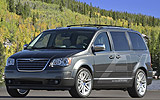 Chrysler Town & Country EV. Prototipo 2009. Imagen. Frontal lateral.