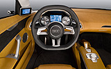 Audi e-tron. Prototipo 2010. Imagen. Interior