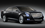 Cadillac XTS Platinum Concept. Prototipo 2010. Imagen. Frontal lateral.