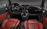 Fiat 500 BEV Electric Car. Prototipo 2010. Imagen. Interior