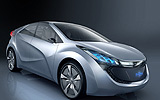 Hyundai Blue-Will PHEV Concept. Prototipo 2010. Imagen. Frontal lateral.