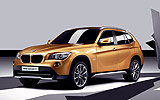 BMW Concept X1. Prototipo 2009. Imagen. Frontal lateral