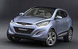 Hyundai ix-onic Concept. Prototipo 2009. Imagen. Frontal lateral