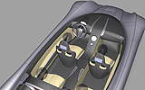 Koenigsegg Quant. Prototipo 2009. Imagen. Interior