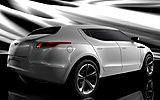 Aston Martin Lagonda Concept. Prototipo 2009. Imagen. Posterior lateral