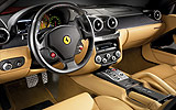 Ferrari 599 GTB F1. Modelo 2008. Imagen. Interior. Salpicadero. Volante.