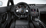 Lamborghini&nbsp;Gallardo LP560-4 Coup&eacute;. Modelo 2008. Imagen. Interior. Salpicadero. Volante. 
