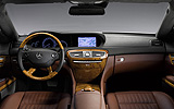 Mercedes-Benz&nbsp;CL 65 AMG. Modelo 2008. Imagen. Interior. Volante. Consola central.