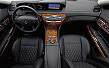 Mercedes-Benz&nbsp;CL 65 AMG. Modelo 2008. Imagen. Interior. Asientos. Volante. 
