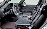 Porsche&nbsp;911 GT2. Modelo 2008. Imagen. Interior. Volante. Asientos deportivos adaptables.
