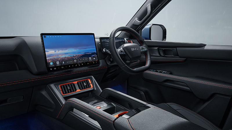 BYD Shark (2024) - Imágenes interiores Foto de - byd shark 2024