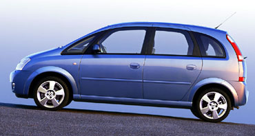 Opel Meriva (2003)  Tamaño, proporciones y espacio 