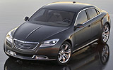 Chrysler 200C EV Concept. Prototipo 2009. Imagen. Frontal lateral.