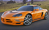Dodge Circuit EV. Prototipo 2009. Imagen. Frontal lateral.