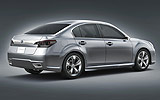 Subaru Legacy Concept. Prototipo 2009. Imagen. Posterior lateral