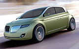 Mercedes-Benz BlueZero E-Cell. Prototipo 2009. Imagen. Frontal lateral.