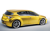 Lexus LF-Ch. Prototipo 2010. Imagen. Posterior lateral