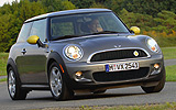 MINI E. Prototipo 2010. Imagen. Frontal lateral.