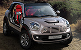 MINI Beachcomber Concept. Prototipo 2010. Imagen. Frontal lateral.