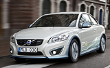 Volvo C30 electric. Prototipo 2010. Imagen. Frontal lateral.
