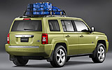 Jeep Patriot Back Country Concept. Prototipo 2008. Imagen. Exterior. Estudio. Posterior lateral