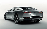 Lamborghini Estoque. Prototipo 2008. Imagen. Exterior. Lateral posterior.