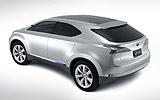Lexus LF-Xh . Prototipo 2008. Imagen. Exterior. Estudio. Posterior lateral