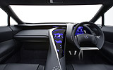 Lexus LF-Xh. Prototipo 2008. Imagen. Interior. Volante. Salpicadero.