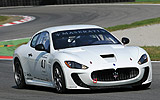 Maserati GranTurismo MC Corse Concept. Prototipo 2008. Imagen. Exterior. Movimiento. Frontal lateral