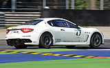 Maserati GranTurismo MC Corse Concept . Prototipo 2008. Imagen. Exterior. Movimiento. Posterior lateral