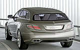 Mercedes-Benz ConceptFASCINATION. Prototipo 2008. Imagen. Exterior. Lateral posterior.