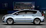 Peugeot Prologue HYmotion4. Modelo 2008. Imagen. Exterior. Lateral.