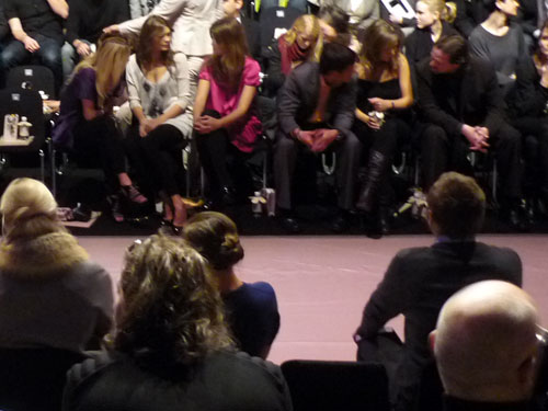 Fashion Week Berlin. Row 1.