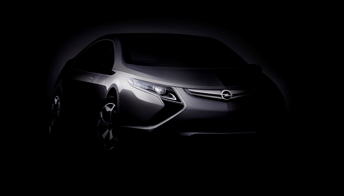 Nuevas imágenes. Así será el Opel Ampera, el eléctrico de Opel con la tecnología del Chevrolet Volt!