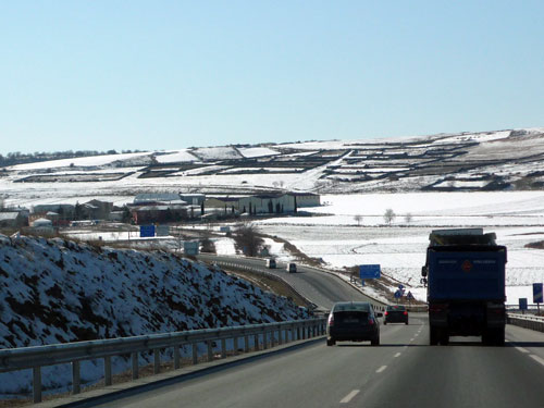 Zaragoza - Madrid. Nevado. Margen derecha.