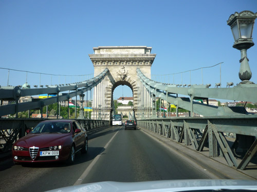 Puente de las cadenas. Budapest.