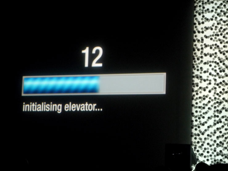 Hangar Cavour. Lift. Hangar Cavour. Lift.