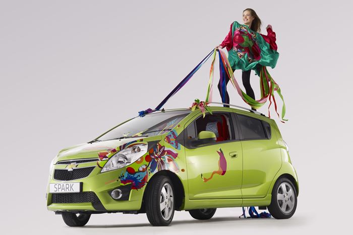 Chevrolet Spark. A caballo. Chevrolet Spark. A caballo.