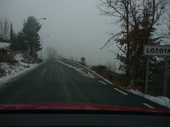 Entrada en el pueblo de Lozoya