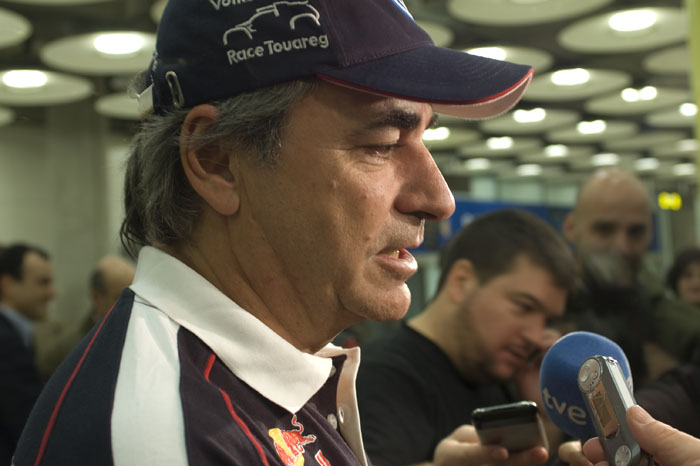 Carlos Sainz, un hombre afortunado