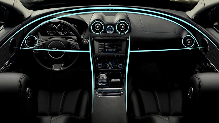 Jaguar XJ. Salpicadero.