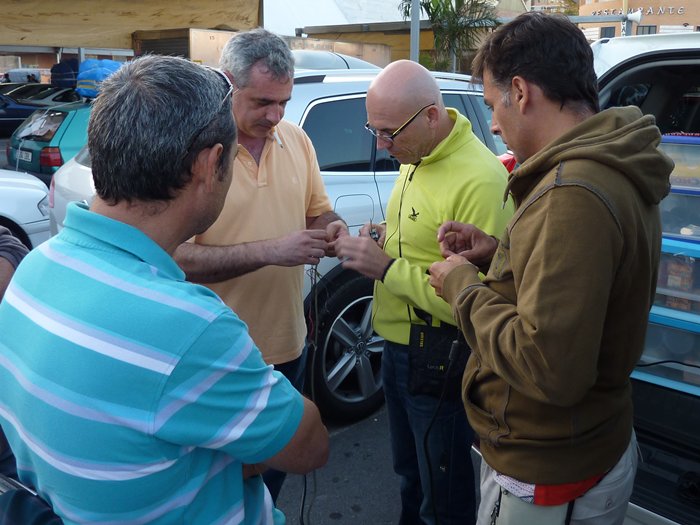 Equipo laboral. Nacho Salvador, Paco Olmeda, Lucas Cruz, Chema Quesada