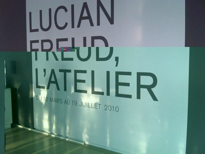 Lucian Freud y su taller. Centro Pompidou.