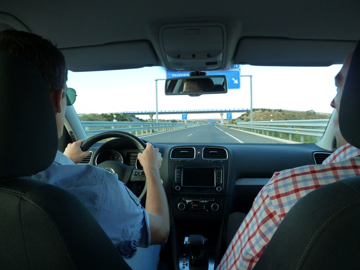 Volkswagen Golf 100.000 km. Pablo al volante.