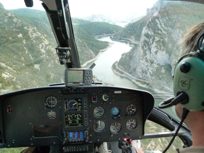 El helicoptero de la vuelta