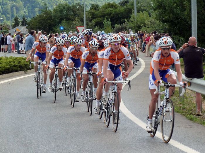 Peloton en la Seu D'Urgell